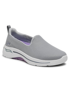 Слипоны Go Walk Arch Fit 124401/GYLV Skechers серый 40 EU