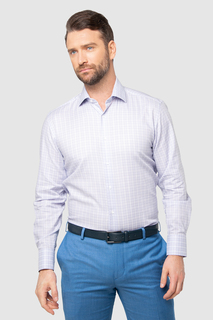 Рубашка мужская Kanzler 3S-401RL-1114-50 фиолетовая 44