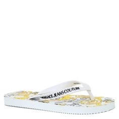 Шлепанцы женские Versace Jeans Couture 74VA3SQ7 белые 35 EU