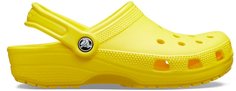 Шлепанцы унисекс Crocs Classic 10001-7C1 желтые 39-40 RU