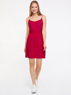 Платье женское oodji 11900157-3B розовое 42 EU