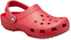 Шлепанцы унисекс Crocs Classic 10001-6EN красные 40-41 RU