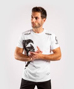 Футболка мужская Venum Giant T-shirt Essentials белая XXL