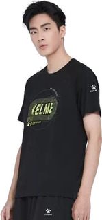 Футболка мужская KELME T-Shirt черная L