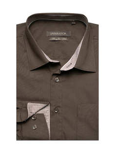 Рубашка мужская Imperator Chocolate-33 коричневая 40/178-186