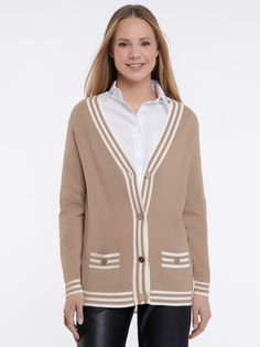 Кардиган женский oodji 63212618 бежевый XL