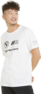 Футболка мужская PUMA Bmw Mms Logo Tee+ белая S
