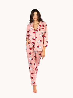 Пижама женская Arloni Зайка розовая XL