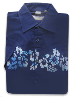 Рубашка мужская Maestro Blossom 1-k синяя S