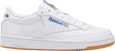 Кеды мужские Reebok Club C 85 AR0459 белые 8.5 US