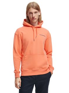 Худи мужское Scotch & Soda 168485/4858 оранжевое XL