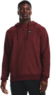 Худи мужское Under Armour UA Rival Fleece 1/2 Zip Hoodie красное MD