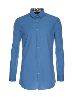 Рубашка мужская Imperator Allure sl. синяя 40/170-178