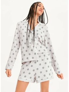 Пижама женская DKNY Y2522608 серая XL