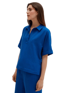 Блузка Stefanel для женщин, размер 44, синий, 3544862.3544862