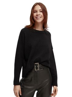 Джемпер женский Scotch & Soda 168901/5122 черный L