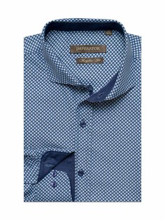 Рубашка мужская Imperator Twist 11 синяя 42/170-178