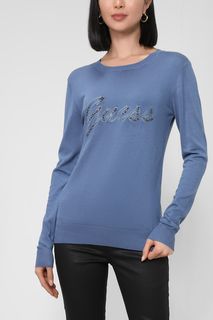 Лонгслив женский Guess W2BR51 Z2NQ2 синий XS