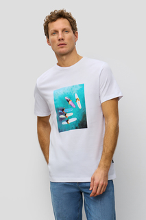 Футболка мужская Baon B7323028 белая S