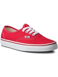 Кеды Authentic VN000EE3RED Vans Красный 43 EU