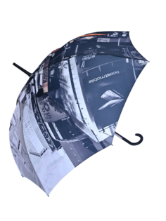 Зонт женский ZEST 21685 дорожно-серый