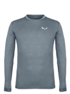 Лонгслив мужской Salewa Puez Melange Dry M L/S Tee серый 2XL