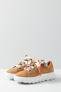 Кеды женские GEOX D35TCC00022 коричневые 39 RU