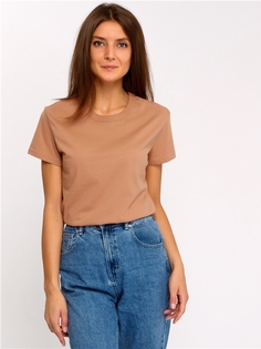 Футболка женская Апрель 1ЖДФК2656001 бежевая 100/164