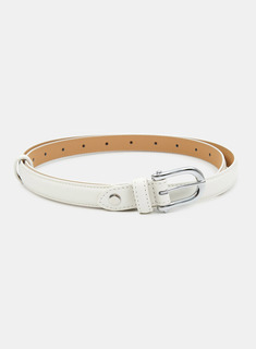 Ремень женский Ralf Ringer АУГР082400 белый, 110х1,8 см