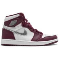 Кеды мужские Jordan 1High бордовые 9 US