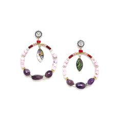 Серьги из бижутерного сплава с амазонитом Nature Bijoux NB23.1-12-78267