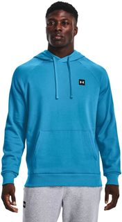 Худи мужское Under Armour UA Rival Fleece Hoodie голубое XL
