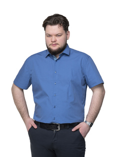 Рубашка мужская Imperator Allure-39/3-K sl. синяя 38/170-178