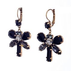 Серьги из бижутерного сплава с swarovski Moon Paris ML-23.03-051