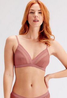 Бюстгальтер без косточек Naturals XL грязно-розовый Pretty Polly