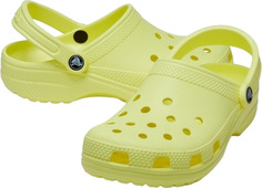 Шлепанцы унисекс Crocs Classic 10001-75U желтые 40-41 RU