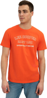 Футболка мужская Lee cooper Men Santario Tee оранжевая M