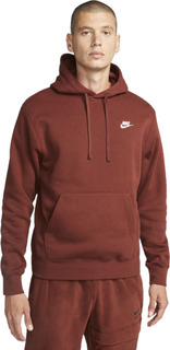 Худи мужское Nike M Sportswear Club Fleece Pullover Hoodie коричневое S