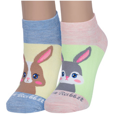 Комплект носков женских Hobby Line 2-410-8 разноцветных 36-40