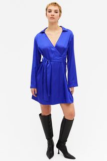 Платье женское Monki 1128352003 голубое XS (доставка из-за рубежа)