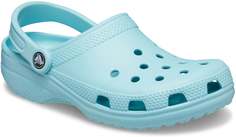 Шлепанцы унисекс Crocs Classic 10001-4SS голубые 41-42 RU