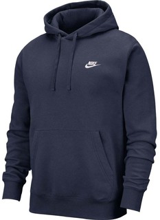 Худи мужское Nike M Sportswear Club Fleece Pullover Hoodie синее L