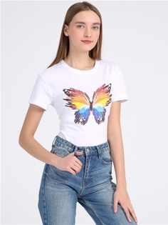 Футболка женская Апрель 1ЖДФК4164001 белая 96/164