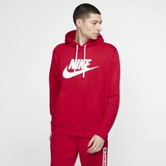 Свитшот мужской Nike M Sportswear Club Fleece Graphic Pullover Hoodie красный L