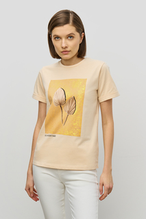 Футболка женская Baon B2323071 бежевая S