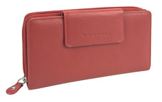 Кошелёк BUGATTI Vertice, красный, натуральная воловья кожа, 19,2х3х10,5 см 49319216