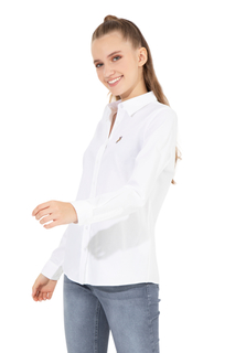 Рубашка женская U.S. POLO Assn. g082sz0040criscolor022k белая 34