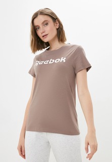 Футболка женская Reebok Graphic Tee коричневая XS