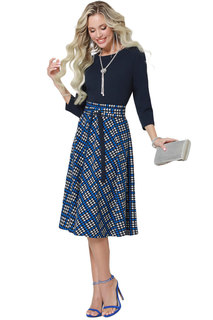 Платье женское DSTrend Интриганка синее 48 RU