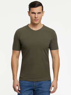 Футболка мужская oodji 5B612002M зеленая M